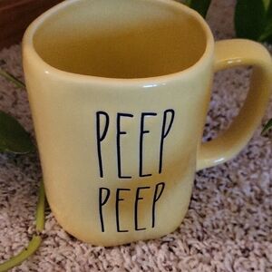 Rae Dunn Cheerful Yellow Peep Peep Mug, Easter